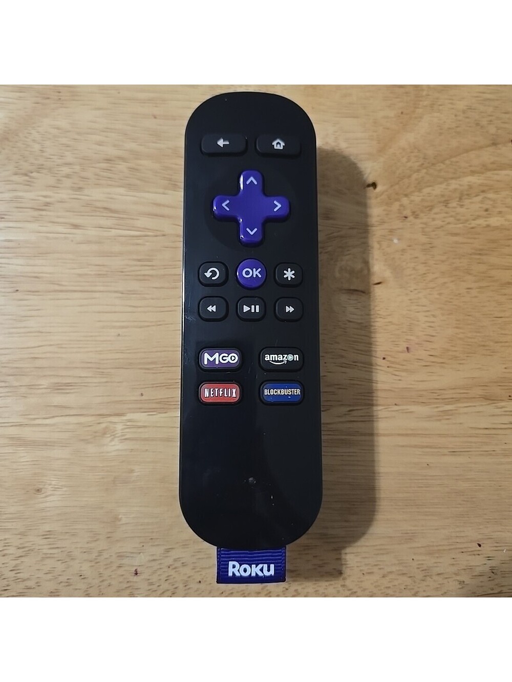 Roku Remote Control RC12 9026000195 MGo Amazon Netflix Blockbuster Original